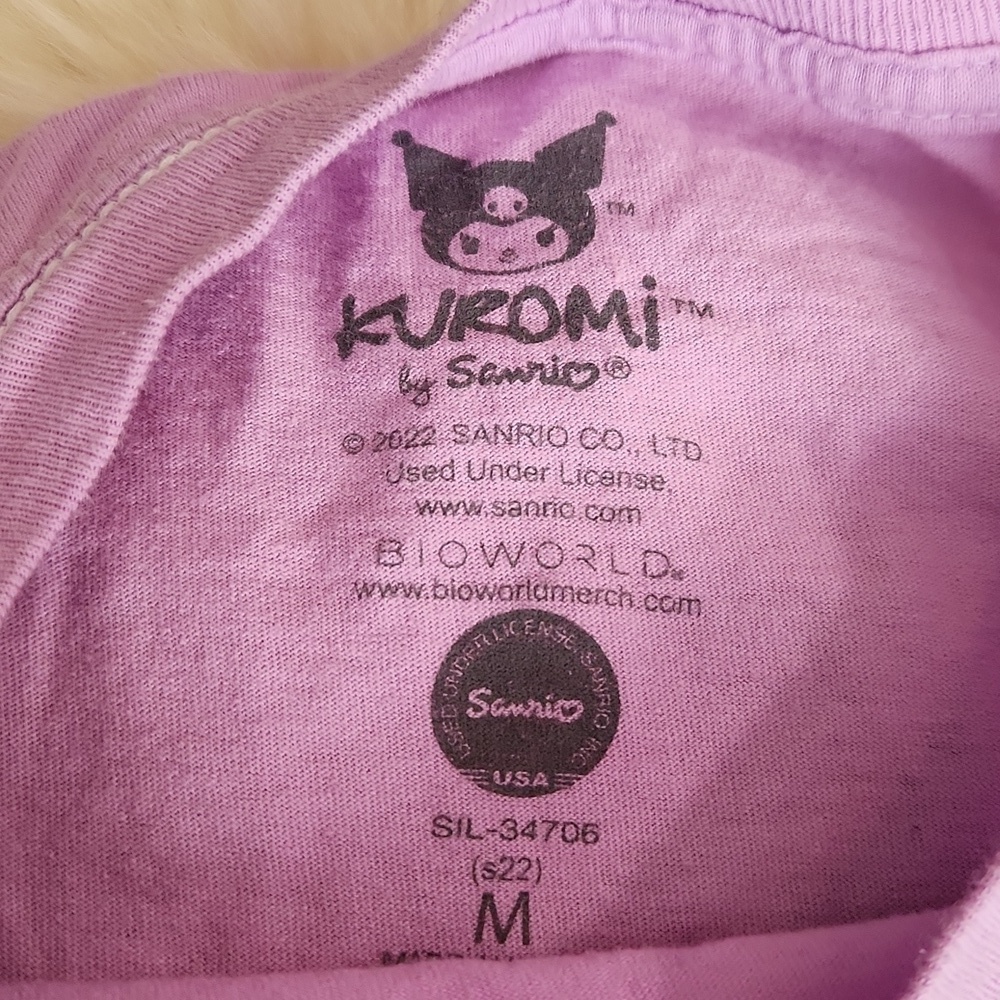 Kuromi Lavender Graphic T- shirt - Picture 4 of 4